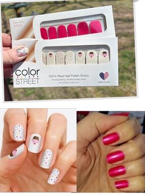 Color street nails Sugar Lane Miami Beach Retired Rare HTF